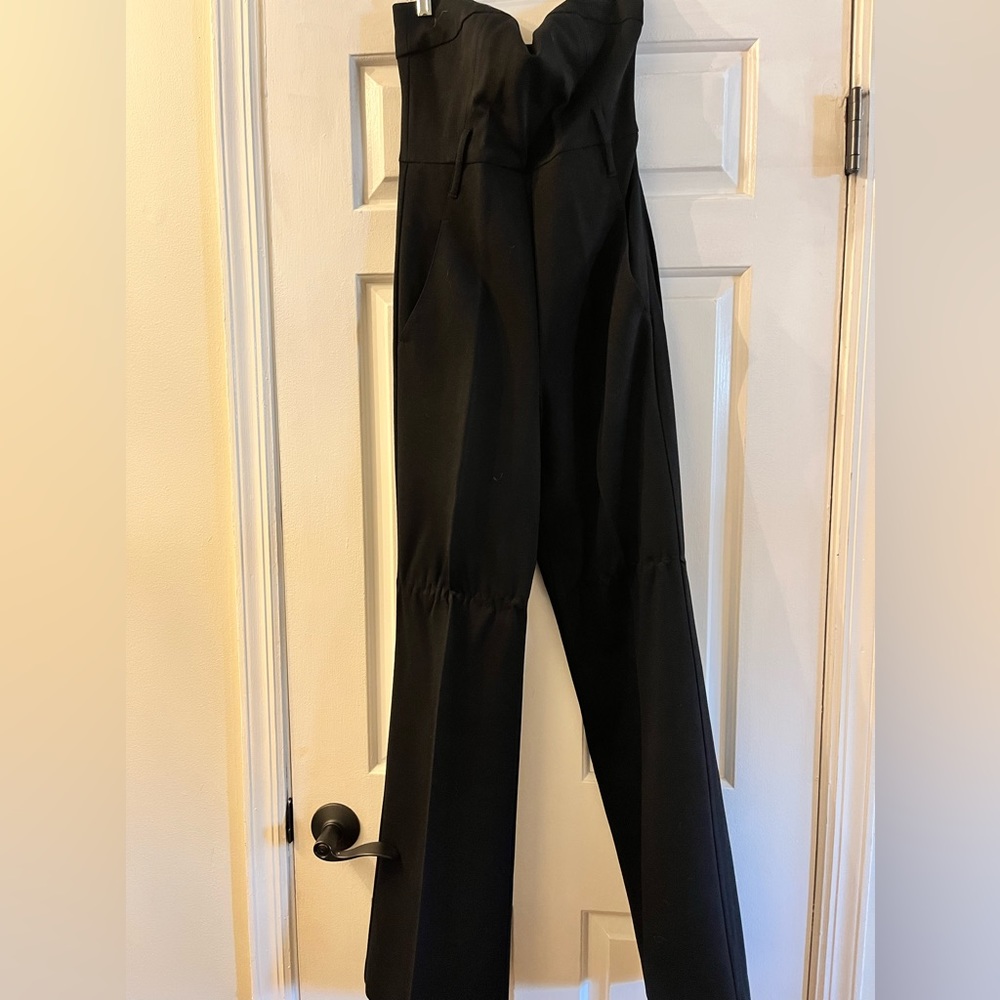 Theory black pant jumpsuit